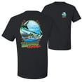 thumbnail image 1 of Wild Bobby,Tarpon Extreme Fishing Front and Back Men's Graphic T-Shirt, Black, Small, 1 of 2