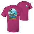 thumbnail image 1 of Wild Bobby,Tarpon Extreme Fishing Front and Back Men's Graphic T-Shirt, Fuschia, X-Large, 1 of 2