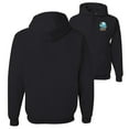 thumbnail image 1 of Wild Bobby,Tarpon Extreme Fishing Front and Back Unisex Graphic Hoodie Sweatshirt, Black, Small, 1 of 2