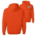 thumbnail image 1 of Wild Bobby,Tarpon Extreme Fishing Front and Back Unisex Graphic Hoodie Sweatshirt, Orange, Medium, 1 of 2