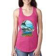 thumbnail image 1 of Wild Bobby, Tarpon Extreme Ladies Racerback Tank Top, Raspberry, Small, 1 of 3