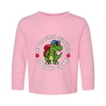 thumbnail image 1 of Wild Bobby My Teacher Survived 100 Days of Me Funny Dinosaur Cool Dino, 100 Days of School 2024 2025 Design for Kids Youth Boys Girls School Toddler Long Sleeve Shirt, 1 of 6