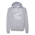 thumbnail image 1 of Wild Bobby, That Crazy Cat Lady, Pop Culture, Unisex Graphic Hoodie Sweatshirt, Heather Grey, Medium, 1 of 3