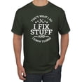 thumbnail image 1 of Wild Bobby That's What I Do, I Fix Stuff and I Know Things Funny Men Tee, 1 of 6