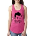thumbnail image 1 of Wild Bobby, That's a Real Quick No David TV Quote Pop Culture Ladies Racerback Tank Top, Raspberry, X-Large, 1 of 3
