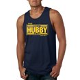 thumbnail image 1 of Wild Bobby,The Best Hubby in The Galaxy, Father's Day, Men Graphic Tank Top, Navy, 3XL, 1 of 3