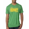 thumbnail image 1 of Wild Bobby,The Best Hubby in The Galaxy, Father's Day, Men Premium Tri Blend Tees, Envy, Small, 1 of 3