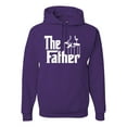 thumbnail image 1 of Wild Bobby, The Father Funny Movie Parody Husband Dad Daddy Boyfriend Gift | Mens Father's Day Hooded Sweatshirt Graphic Hoodie, Purple, 2XL, 1 of 4