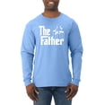 thumbnail image 1 of Wild Bobby, The Father Funny Movie Parody Husband Dad Daddy Boyfriend Gift | Mens Father's Day Long Sleeve T-Shirt, Light Blue, Large, 1 of 4