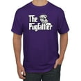 thumbnail image 1 of Wild Bobby,The Pugfather Funny Godfather Movie Logo Pug Parody, Father's Day, Men Graphic Tees, Purple, 4XL, 1 of 3