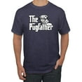 thumbnail image 1 of Wild Bobby,The Pugfather Funny Godfather Movie Logo Pug Parody, Father's Day, Men Graphic Tees, Vintage Heather Navy, 2XL, 1 of 3