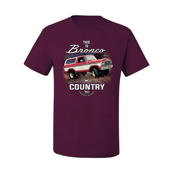 Wild Bobby This Is Ford Bronco Country Men Tee