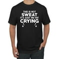 thumbnail image 1 of Wild Bobby, This is Not Sweat Its Just My Fat Crying, Gym/Workout, Men Graphic Tee, Black, X-Large, 1 of 4