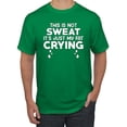thumbnail image 1 of Wild Bobby, This is Not Sweat Its Just My Fat Crying, Gym/Workout, Men Graphic Tee, Kelly, Medium, 1 of 4