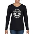 thumbnail image 1 of Wild Bobby, This is What an Amazing Mom Looks Like, Mother's Day, Women Graphic Long Sleeve T-Shirt, Black, Small, 1 of 3