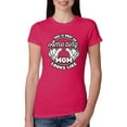 thumbnail image 1 of Wild Bobby, This is What an Amazing Mom Looks Like, Mother's Day, Women Slim Fit Junior Tee, Raspberry, 2XL, 1 of 3