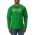 thumbnail image 1 of Wild Bobby, Thou Shall Not Try Me Mood 24:7, Inspirational/Christian, Men Long Sleeve Shirt, Kelly, Medium, 1 of 4