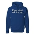 thumbnail image 1 of Wild Bobby, Thou Shall Not Try Me Mood 24:7, Inspirational/Christian, Unisex Graphic Hoodie Sweatshirt, Royal, Medium, 1 of 4