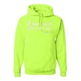 thumbnail image 1 of Wild Bobby, Thou Shall Not Try Me Mood 24:7, Inspirational/Christian, Unisex Graphic Hoodie Sweatshirt, Safety Green, 3X-Large, 1 of 4