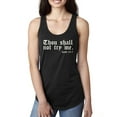 thumbnail image 1 of Wild Bobby, Thou Shall Not Try Me Mood 24:7, Inspirational/Christian, Women Racerback Tank Top, Black, Small, 1 of 4