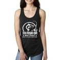 thumbnail image 1 of Wild Bobby, To Fish Or Not To Fish What A Stupid Question, Fishing, Women Racerback Tank Top, Black, Small, 1 of 4