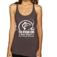 thumbnail image 1 of Wild Bobby, To Fish Or Not To Fish What A Stupid Question, Fishing, Women Tri-Blend Racerback Tank Top, Brown, Small, 1 of 4