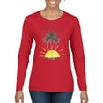 thumbnail image 1 of Wild Bobby, Today Is A Good Day for a Good Day Motivational Inspirational Pop Culture Womens Graphic Long Sleeve T-Shirt, Red, X-Large, 1 of 3