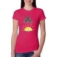 thumbnail image 1 of Today Is A Good Day for a Good Day Motivational Inspirational Pop Culture Womens Slim Fit Junior Tee, Raspberry, Medium, 1 of 3