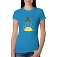 thumbnail image 1 of Today Is A Good Day for a Good Day Motivational Inspirational Pop Culture Womens Slim Fit Junior Tee, Turquoise, Medium, 1 of 3