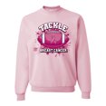thumbnail image 1 of Wild Bobby Tougher Than Cancer Football Paint Splatters Breast Cancer Awareness Unisex Crewneck Sweatshirt, Light Pink, Medium, 1 of 6