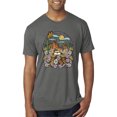 thumbnail image 1 of Wild Bobby Trendy Landscape With Daisies Cactus Monarch Butterfly Nature Lover Men Premium Tri Blend Tee, Dark Heather, Small, 1 of 6