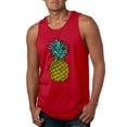 thumbnail image 1 of Wild Bobby, Trendy Tropical Pineapple, Fashion, Men Graphic Tank Top, Red, X-Large, 1 of 4
