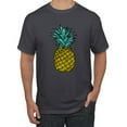 thumbnail image 1 of Wild Bobby, Trendy Tropical Pineapple, Fashion, Men Graphic Tee, Charcoal, X-Large, 1 of 4