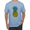 thumbnail image 1 of Wild Bobby, Trendy Tropical Pineapple, Fashion, Men Graphic Tee, Light Blue, X-Large, 1 of 4