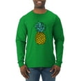 thumbnail image 1 of Wild Bobby, Trendy Tropical Pineapple, Fashion, Men Long Sleeve Shirt, Kelly, Medium, 1 of 4