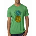 thumbnail image 1 of Wild Bobby, Trendy Tropical Pineapple, Fashion, Men Premium Tri Blend Tee, Envy, Small, 1 of 4