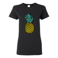 thumbnail image 1 of Wild Bobby, Trendy Tropical Pineapple, Fashion, Women Graphic Tee, Black, XX-Large, 1 of 4