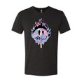 thumbnail image 1 of Wild Bobby Trippy Happy Face Men Premium Tri Blend Tee, 1 of 6