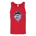 thumbnail image 1 of Wild Bobby Trippy Happy Face Men Tank Top, 1 of 6