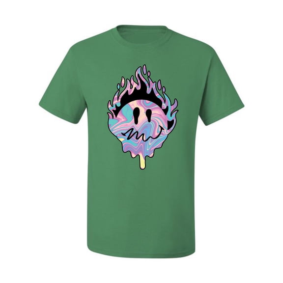 Wild Bobby Trippy Happy Face Men Tee