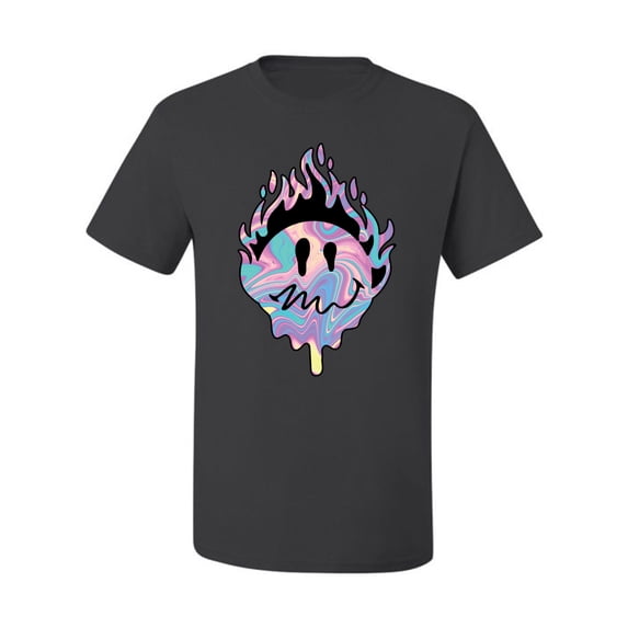Wild Bobby Trippy Happy Face Men Tee