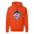 thumbnail image 1 of Wild Bobby Trippy Happy Face Unisex Hoodie Sweatshirt, 1 of 6