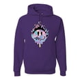 thumbnail image 1 of Wild Bobby Trippy Happy Face Unisex Hoodie Sweatshirt, 1 of 6