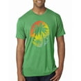 thumbnail image 1 of Wild Bobby, Tropical Palm Trees Silhouettes with Sunset | Mens Pop Culture Premium Tri Blend T-Shirt, Envy, Medium, 1 of 4