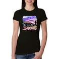 thumbnail image 1 of Wild Bobby, Truckin Ain't Just For Boys, Cars and Trucks, Women Slim Fit Junior Tee, Black, Medium, 1 of 4