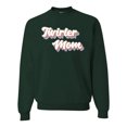 thumbnail image 1 of Wild Bobby Twirler Mom Girl Sports Unisex Crewneck Graphic Sweatshirt, Forest Green, Large, 1 of 5