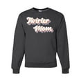 thumbnail image 1 of Wild Bobby Twirler Mom Girl Sports Unisex Crewneck Graphic Sweatshirt, Heather Black, Small, 1 of 5