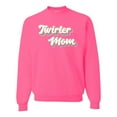 thumbnail image 1 of Wild Bobby Twirler Mom Girl Sports Unisex Crewneck Graphic Sweatshirt, Neon Pink, X-Large, 1 of 5