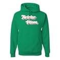 thumbnail image 1 of Wild Bobby Twirler Mom Girl Sports Unisex Graphic Hoodie Sweatshirt, Kelly, Small, 1 of 5
