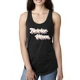 thumbnail image 1 of Wild Bobby Twirler Mom Girl Sports Women Racerback Tank Top, Black, Small, 1 of 5